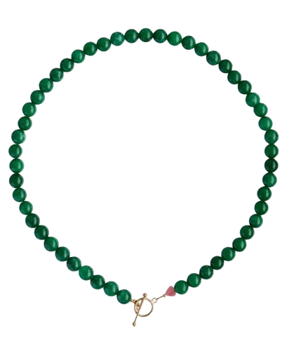 Stine A - Cherrie Bon Bon Halskæde - Happy Green 